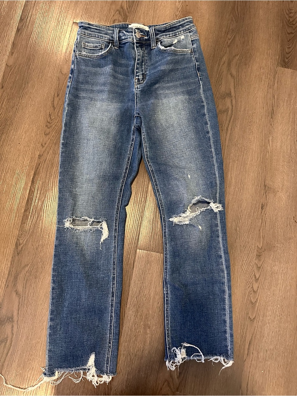 Flying monkey High-Rise Distressed skinny Jeans